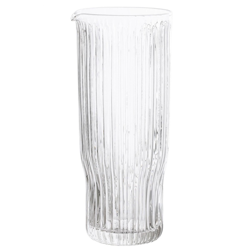 Textured Glass Water Carafe