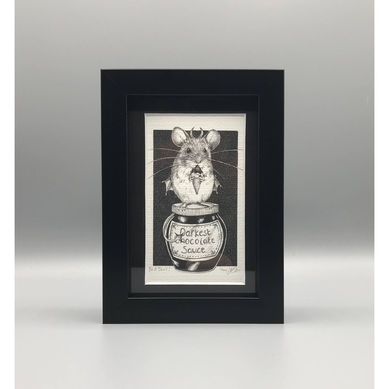 Be A Devil! – Framed Limited Edition print by Jenny Davies