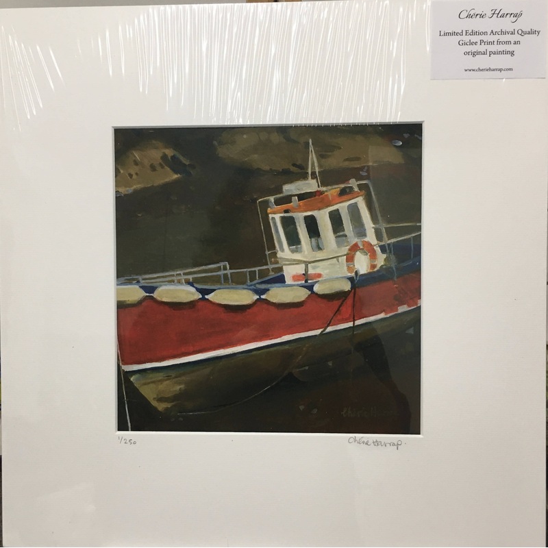 Boat at Staithes – Gicle Print