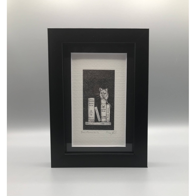 Book Mouse Vol. 2 – Framed Limited Edition Print by Jenny Davies