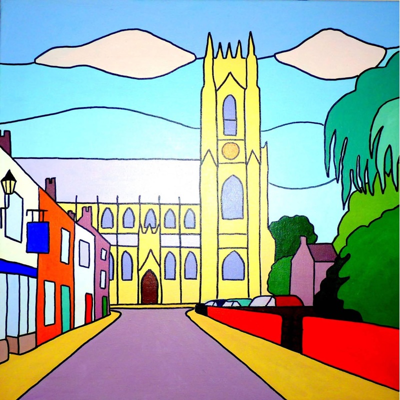 Mounted Print – The Minster from Highgate, Beverley