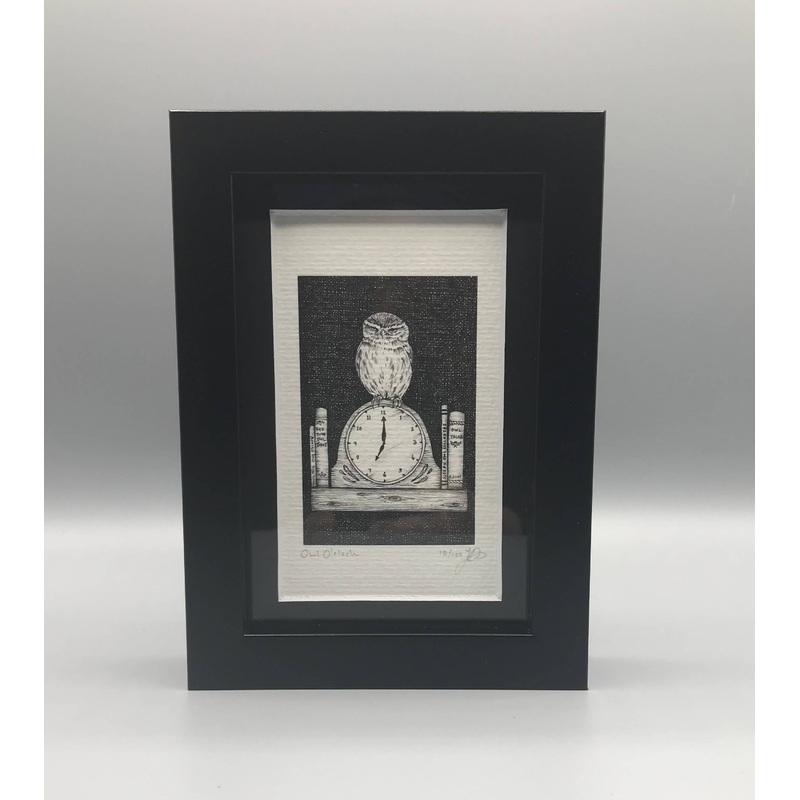 Owl O’Clock – Framed Limited Edition Print by Jenny Davies