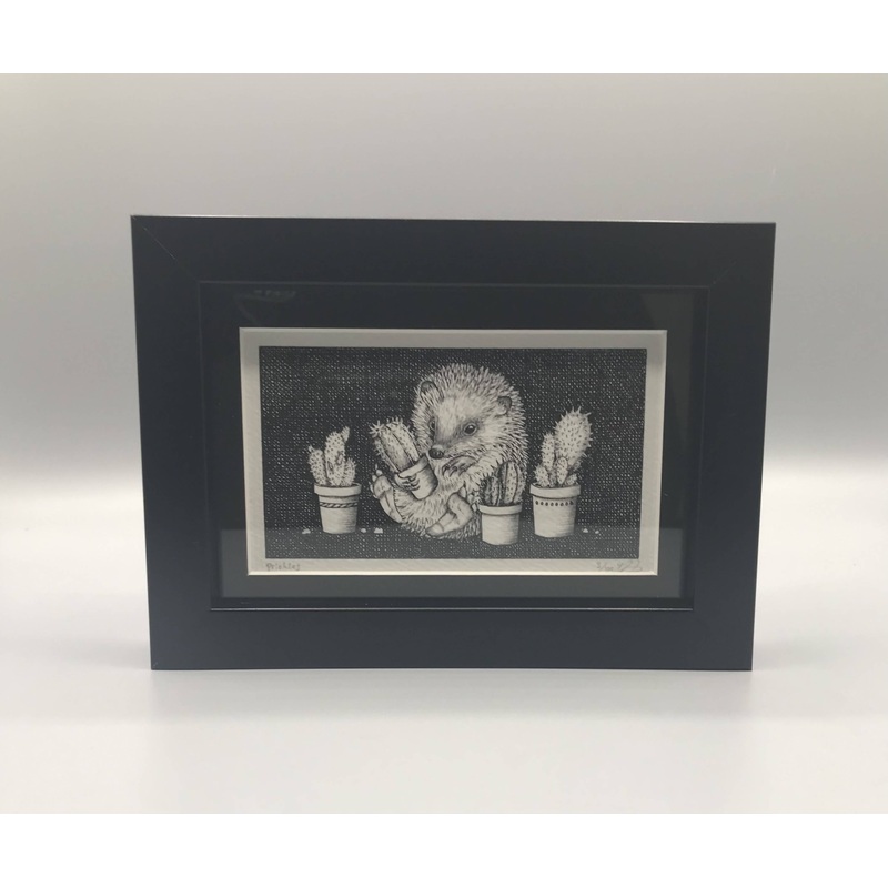 Prickles – Framed Limited Edition Print by Jenny Davies