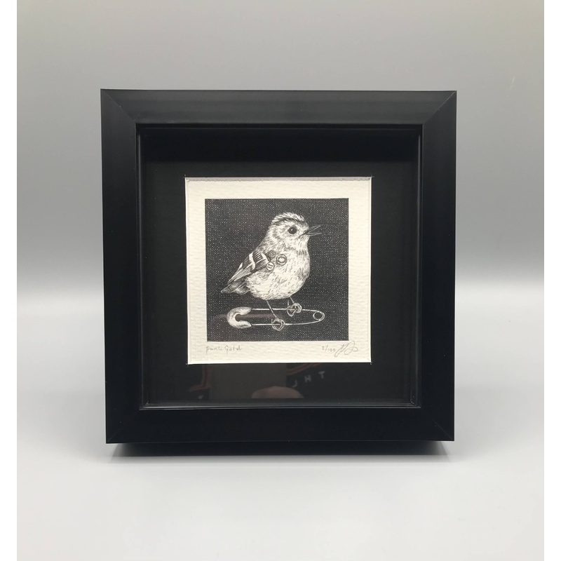 Punk Gold – Framed Limited Edition Print by Jenny Davies