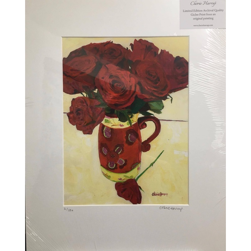 Roses In Large Jug – Gicle Print