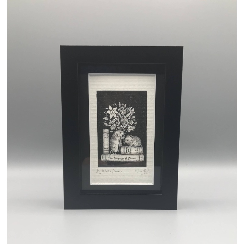 Say It WIth Flowers – Framed Limited Edition print by Jenny Davies