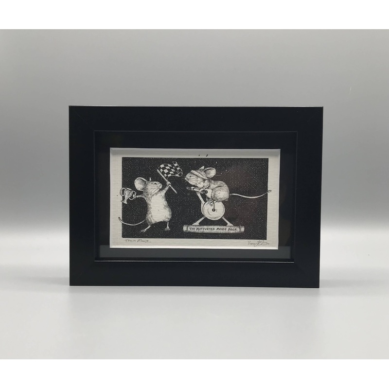 Team Mouse – Framed Limited Edition Print by Jenny Davies