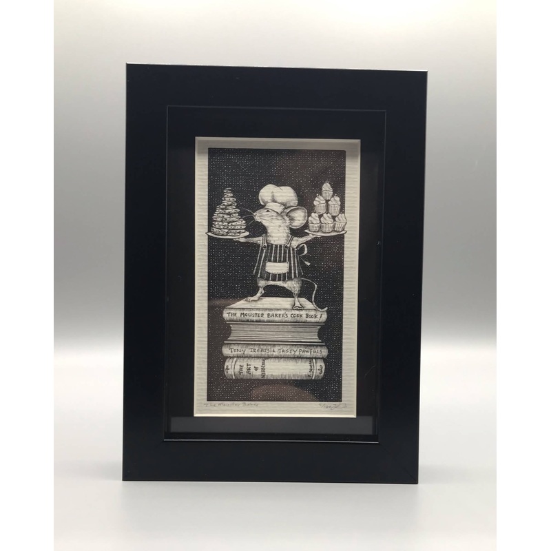 The Mouster Baker – Framed Limited Edition Giclee Print by Jenny Davies