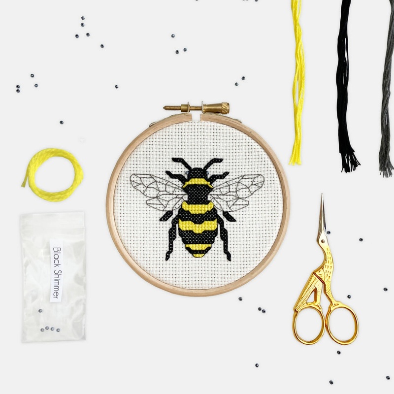 Bee Cross Stitch Kit