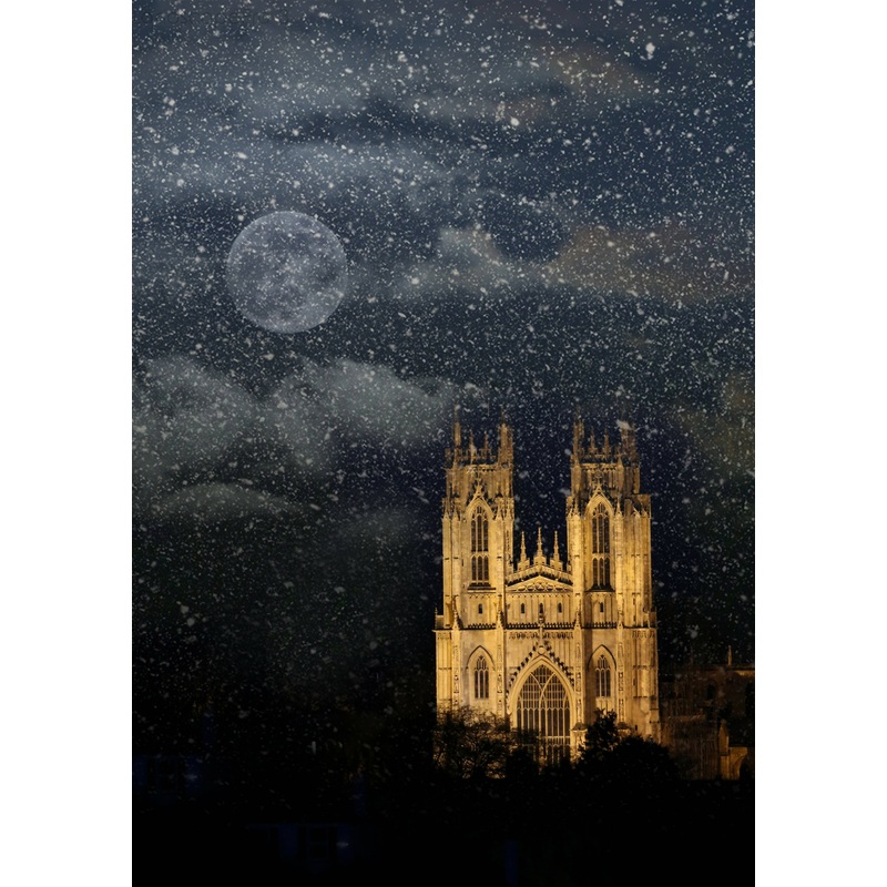 Beverley Minster in the Snow in Colour