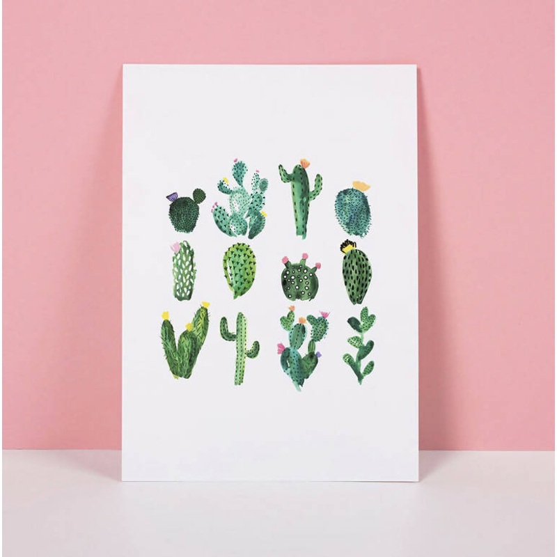 Cactus Art Print A4