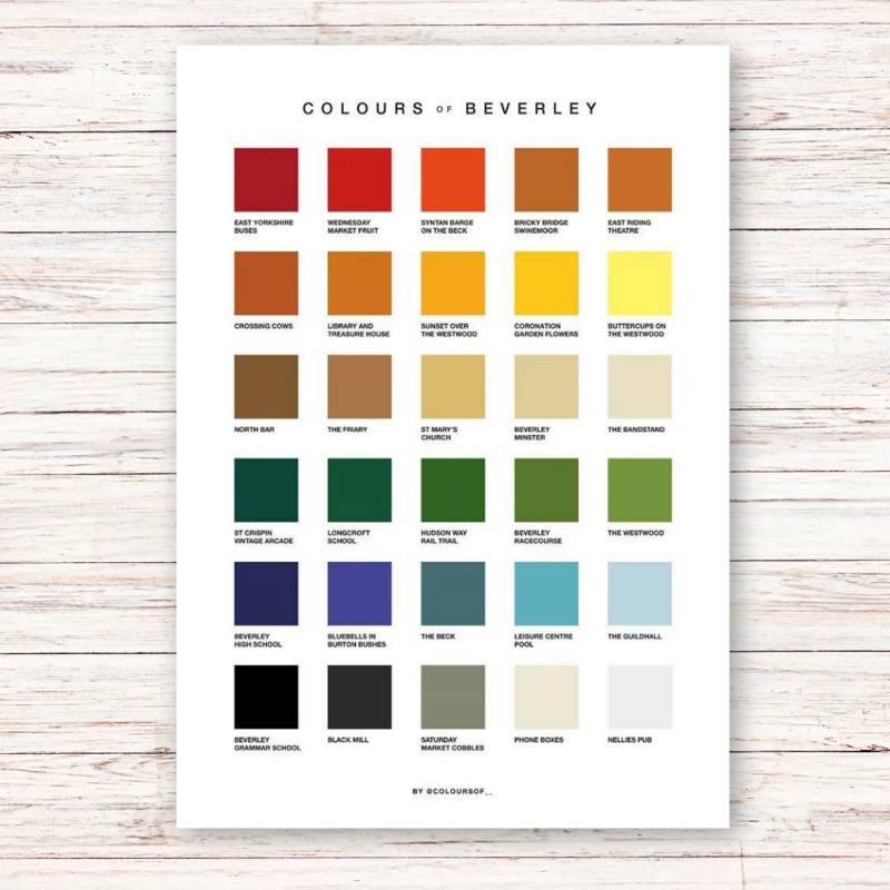 Colours Of Beverley Print|A4|A3|A2|A5