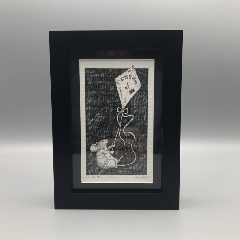 Fly Your Dreams High – Framed Limited Edition Print by Jenny Davies