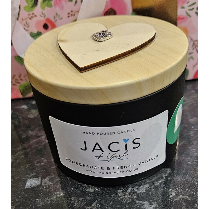 Jacis of York: Pomegranate & Vanilla Scented Candle
