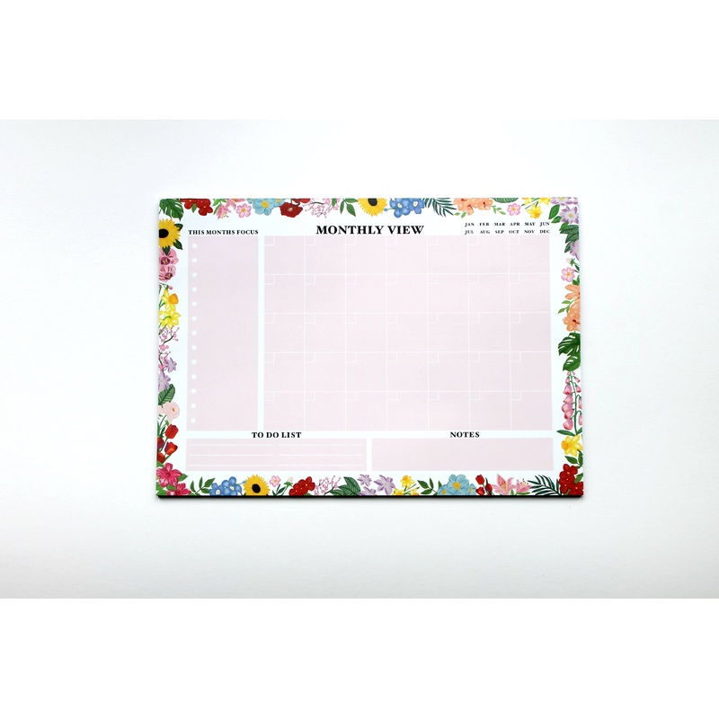 Monthly Planner Tear Off Desk Pad, Large A3