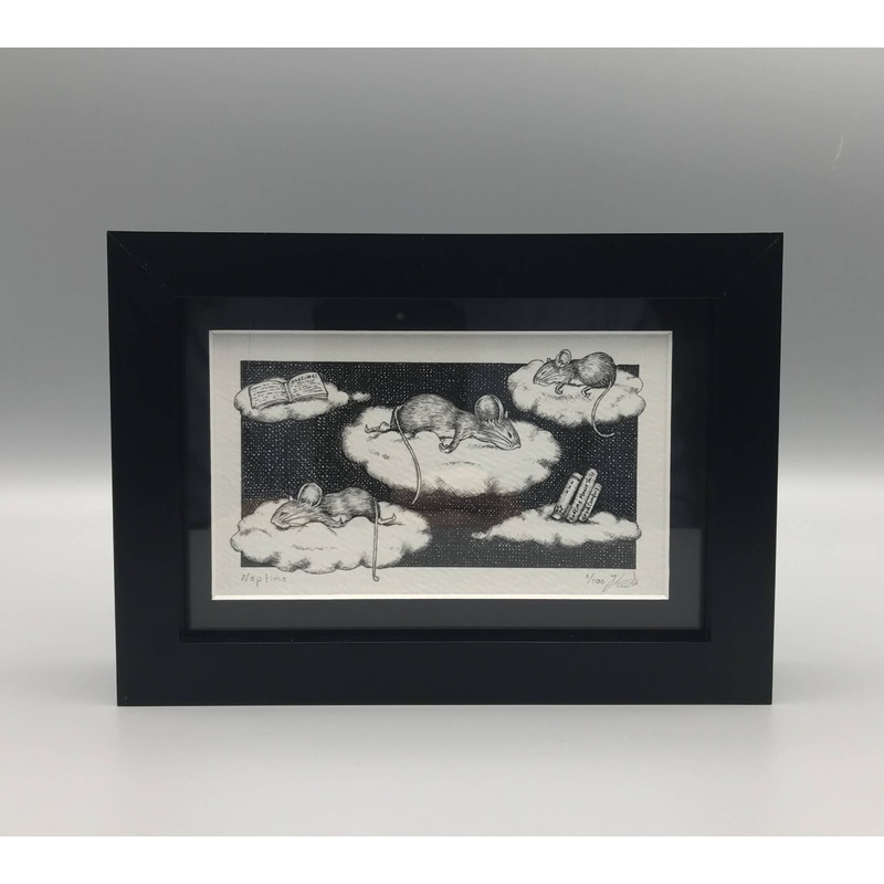 Nap time – Framed Limited Edition Print by Jenny Davies