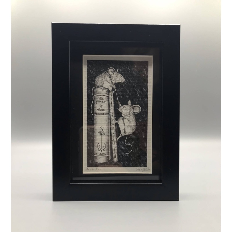 On The Up – Framed Limited Edition Giclee Print by Jenny Davies