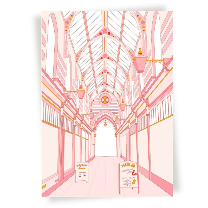 Paragon Arcade Illustrated Print