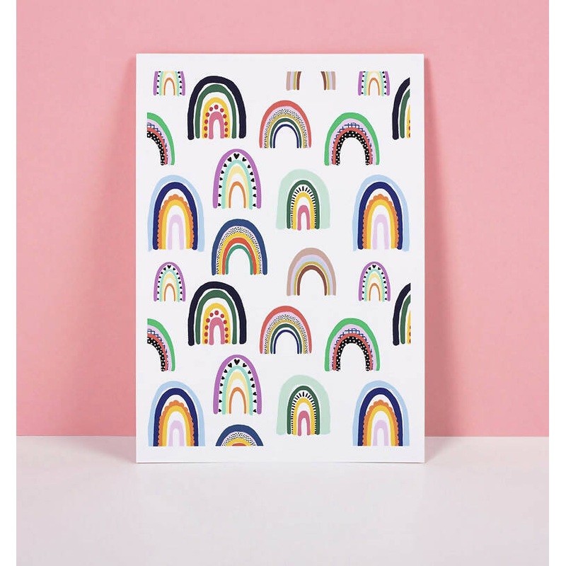 Rainbow Art Print A4