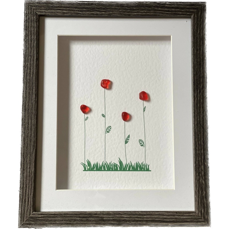 Sea Glass Field of Roses – Medium