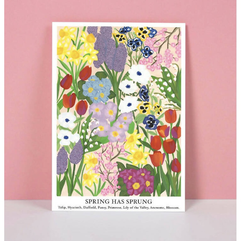 Spring Has Sprung A4 Art Print