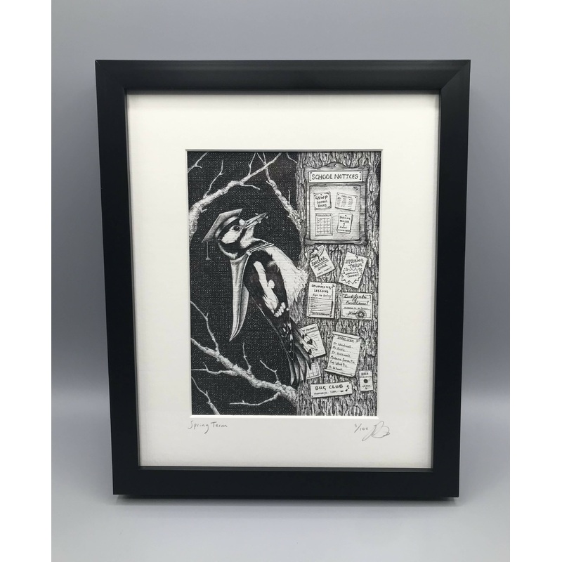 Spring Term – Framed Limited Edition Print by Jenny Davies