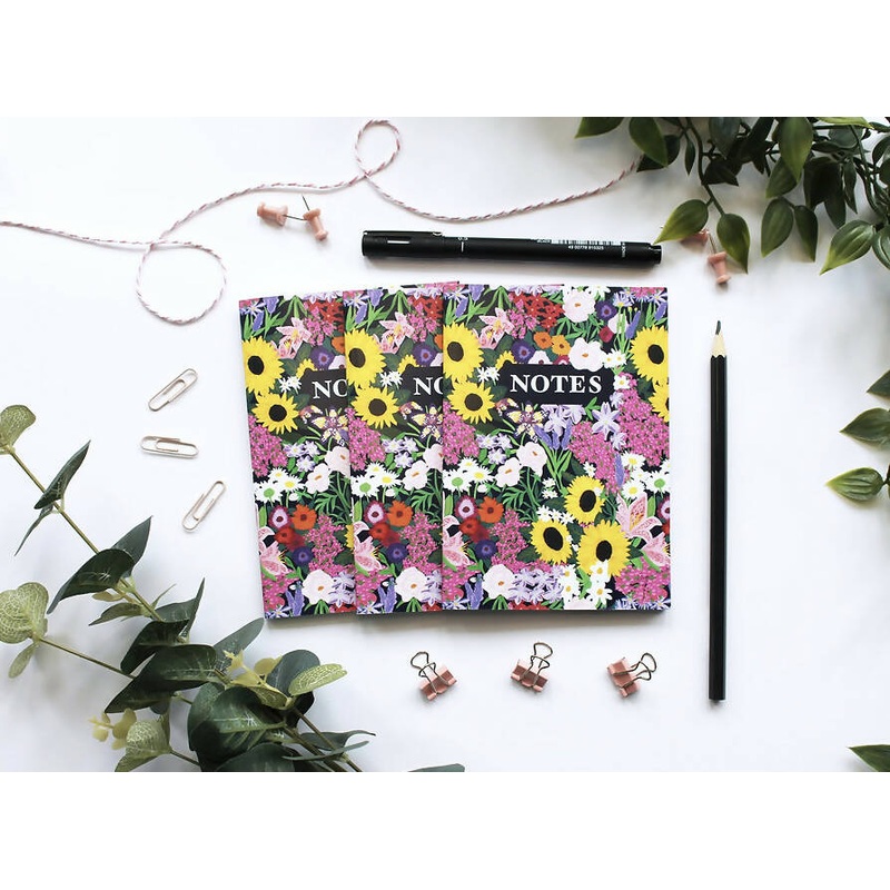 Summer In Bloom Mini A6 Notebook