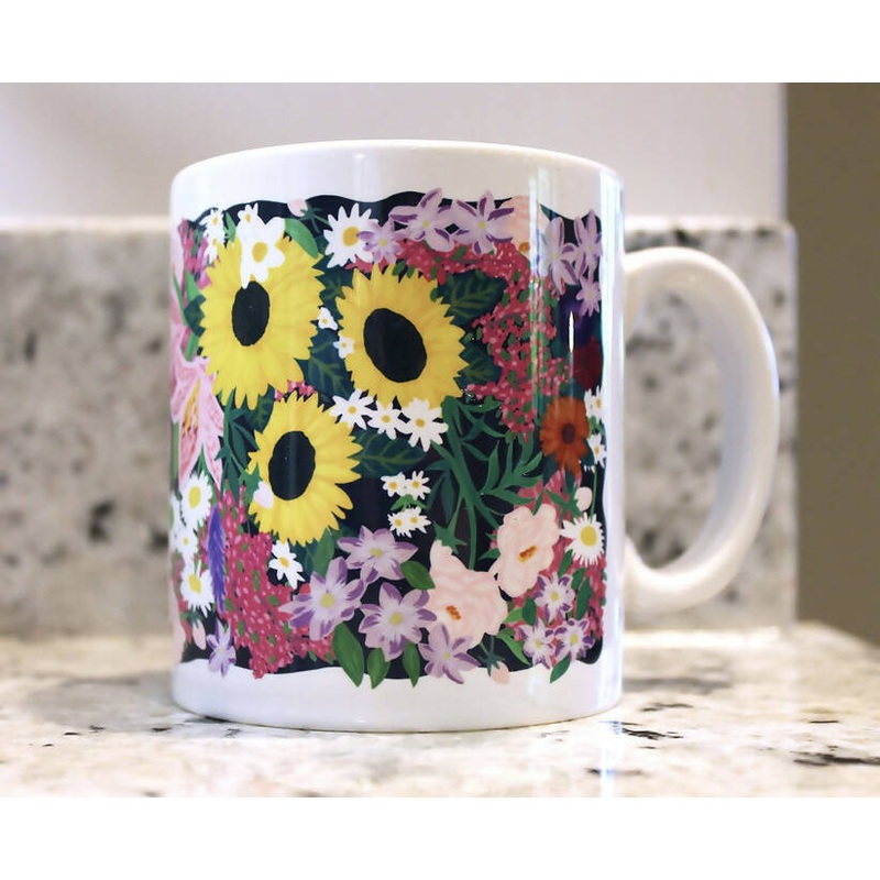 Summer In Bloom Print Mug