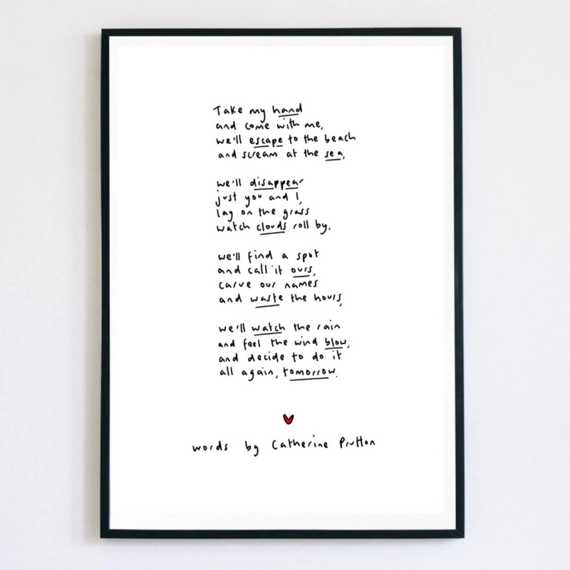 Take My Hand – Valentine’s Love Poem