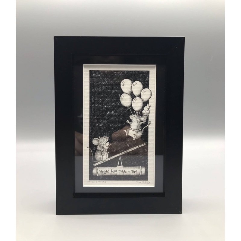 Tips and Tricks – Framed Limited Edition Print by Jenny Davies