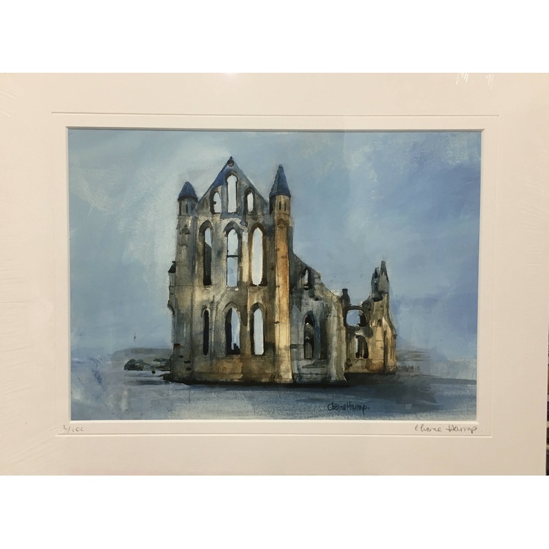 Whitby Abbey (Blue) – Gicle Print