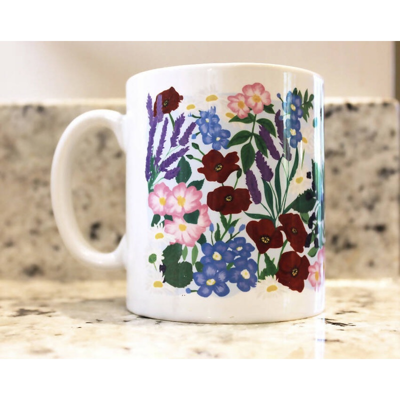 Wildflower Print Mug