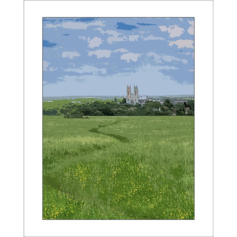 Beverley Minster over the Westwood