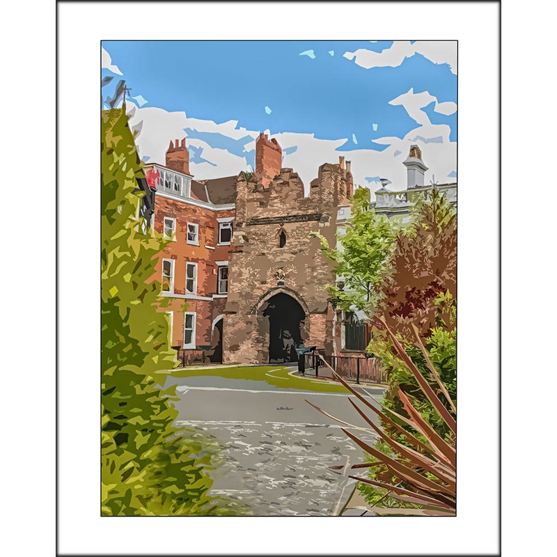 Beverley North Bar|16×12 mounted|10×8 mounted|16×12 framed|A4 framed