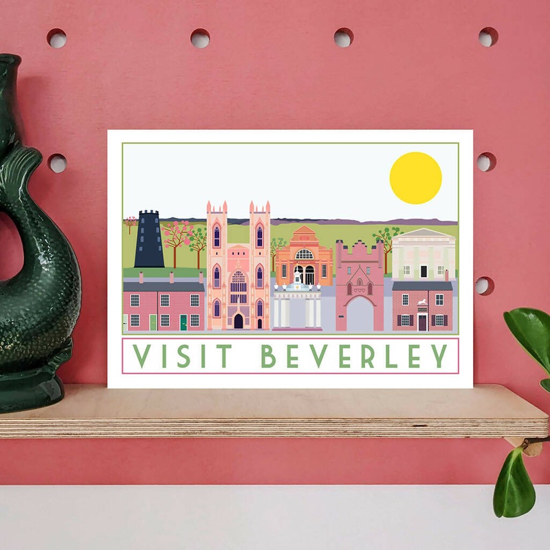 Beverley Travel Poster|Beverley A5|Beverley A4|Beverley A3