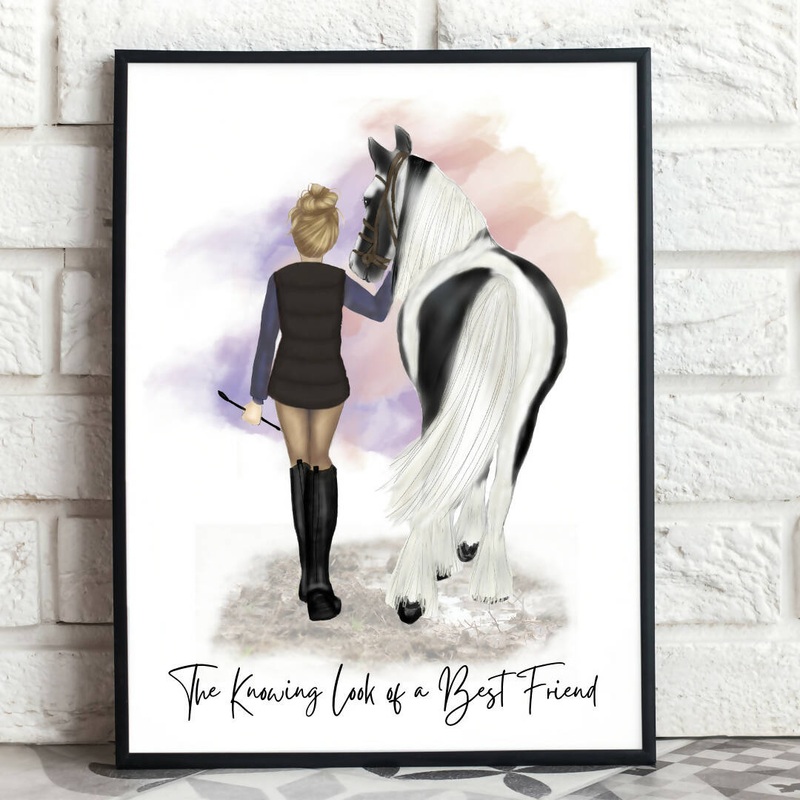 Horse print – the knowing look