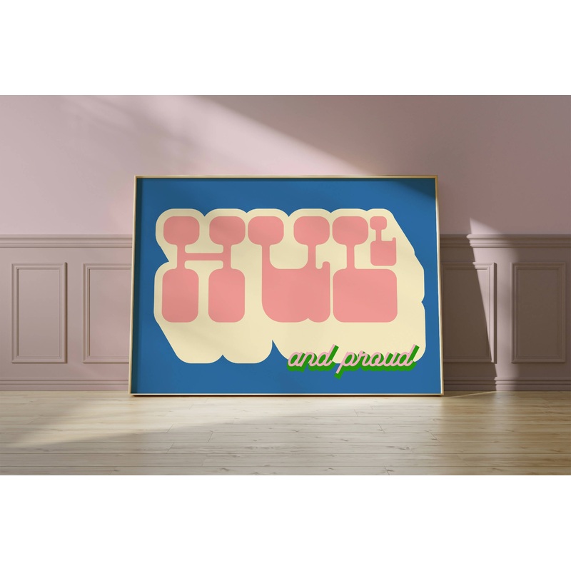 Hull & Proud Print|A4|A3|Green|Blue|Orange