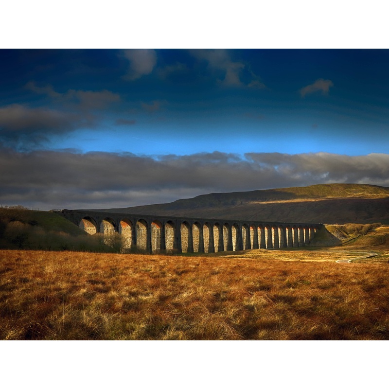 Ribblesdale Viaduct|16×12 mounted|10×8 mounted|16×12 framed|A4 framed