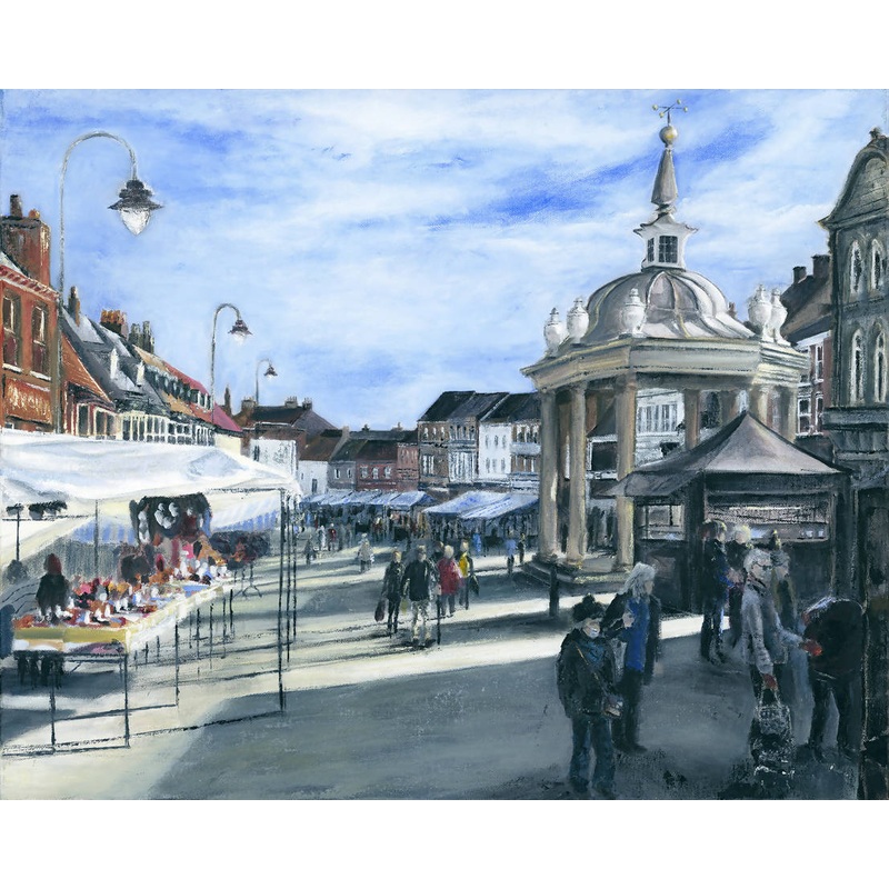 SATURDAY MARKET, BEVERLEY – GICLEE PRINT