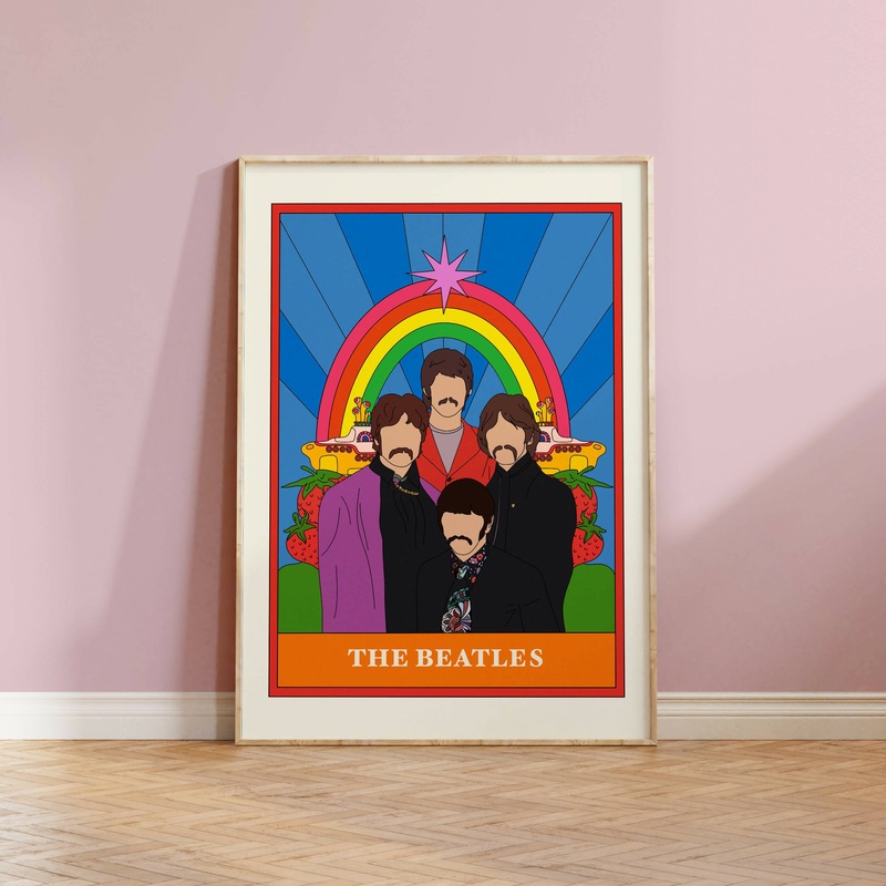 The Beatles Tarot Print|A4|A3|A5