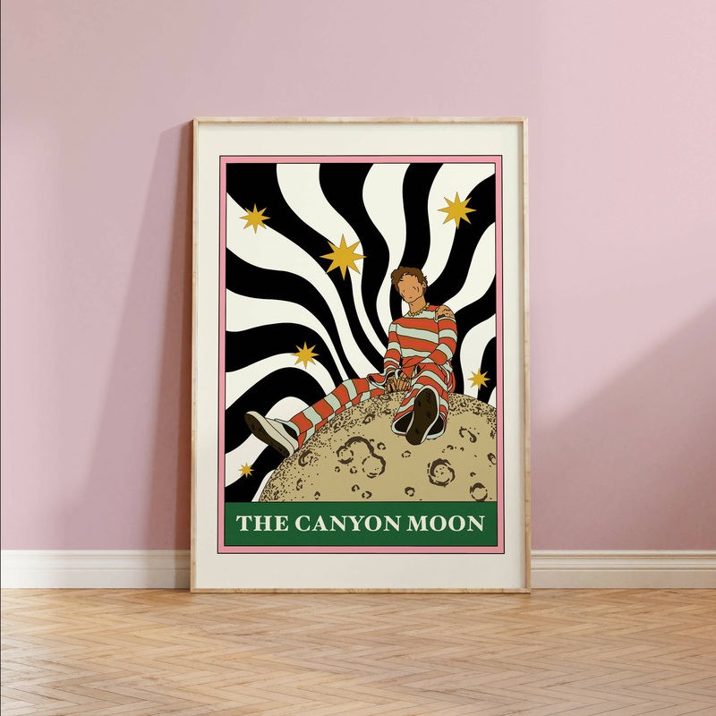 The Canyon Moon Tarot Print|A4|A3|A5
