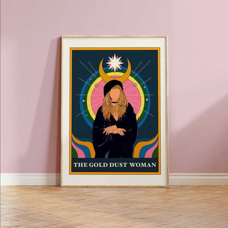 The Gold Dust Woman Tarot Print