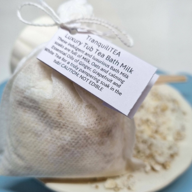 TranquiliTEA – Ginger, Grapefruit, White Tea Tub Tea Bath Milk