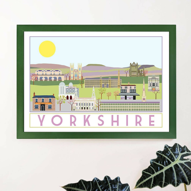 Yorkshire Travel Poster|Yorkshire A5|Yorkshire A4|Yorkshire A3