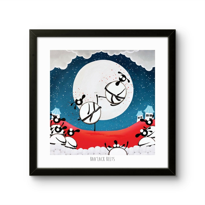 Baa’lack Belts – 10 Print|Print only|Black frame|White frame