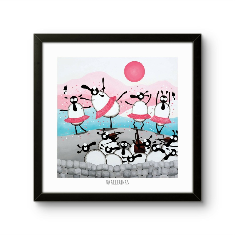Baallerinas – 10 Print|Print only|Black frame|White frame
