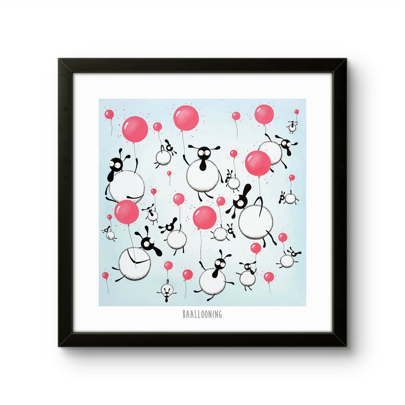 Baallooning – 10 Print|Print only|Black frame|White frame