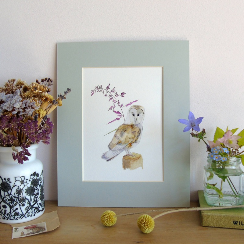 Barn Owl Giclee Print|Barn Owl giclee print