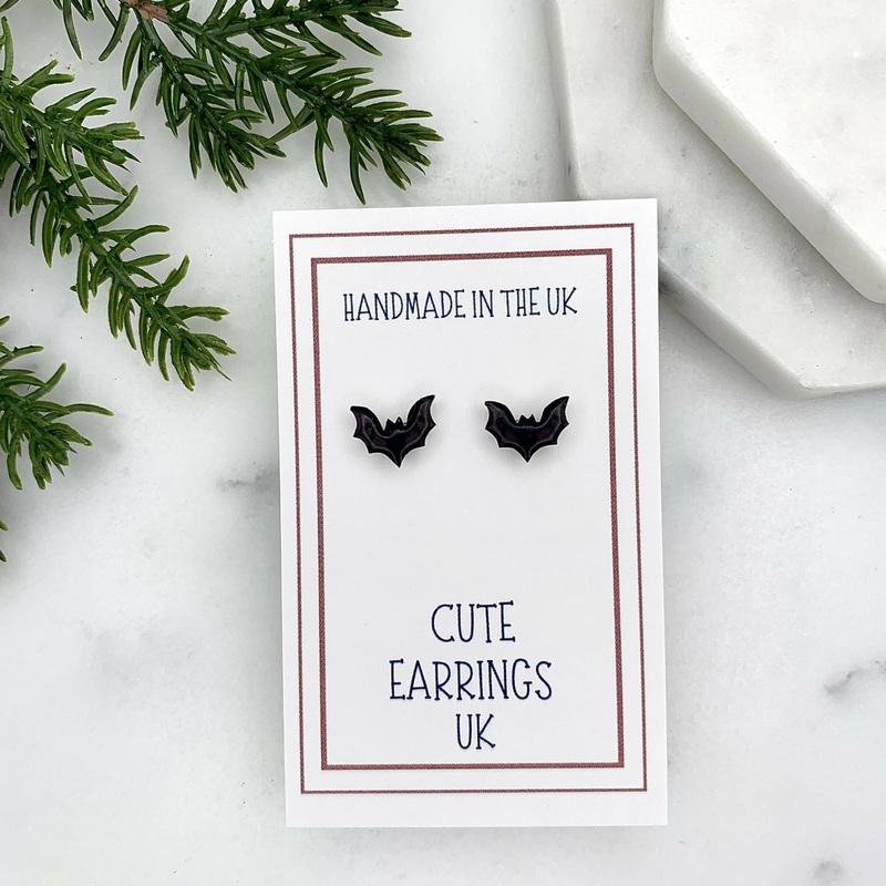 Bat Stud Earrings