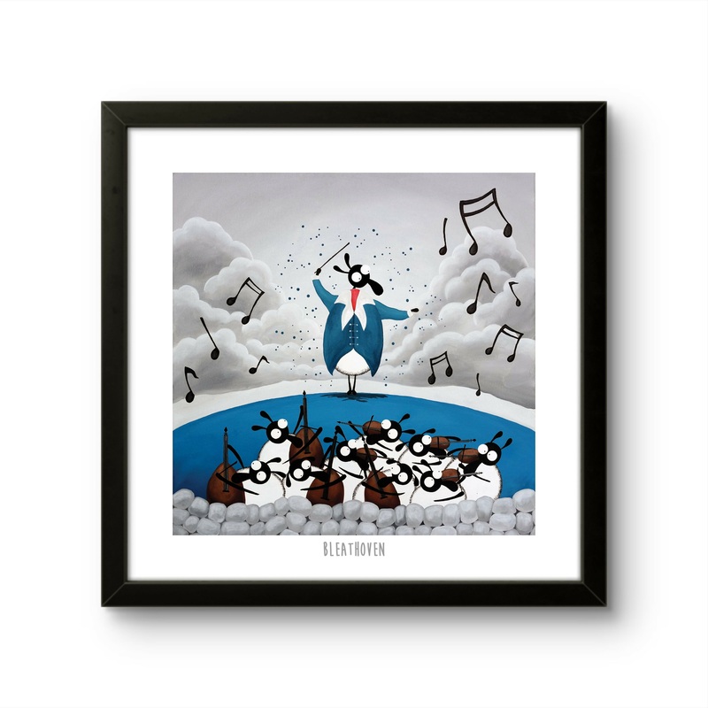 Bleathoven – 10 Print|Print only|Black frame|White frame